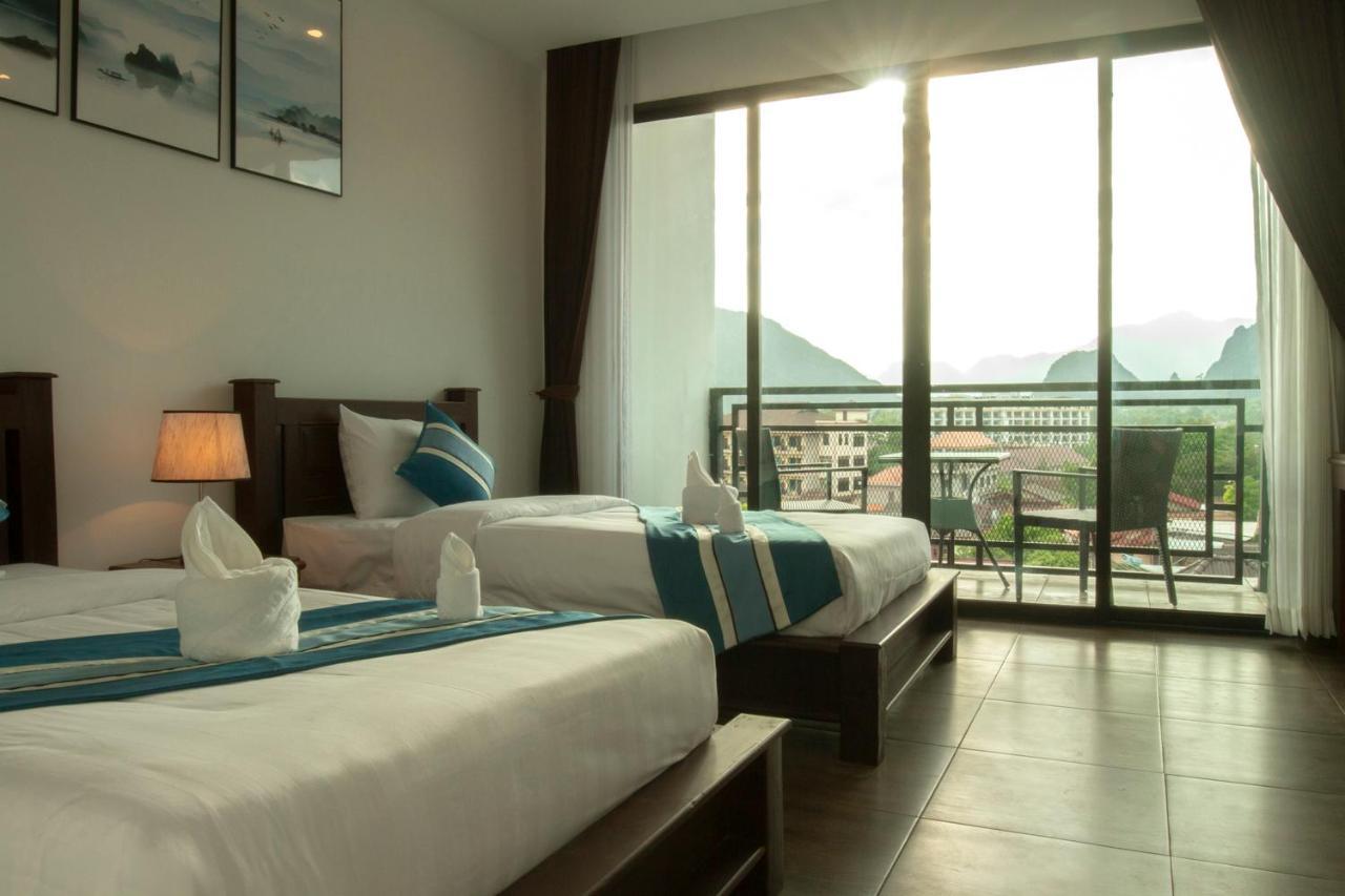 Vang Vieng Topview Hotel Екстер'єр фото